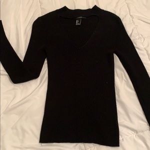 forever 21 cutout sweater